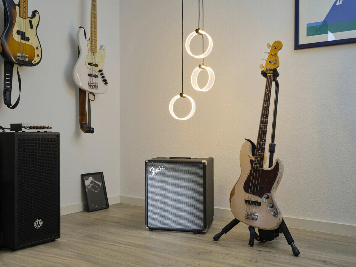 LED-HÄNGELEUCHTE 28/20/121 cm  - Schwarz, Design, Kunststoff (28/20/121cm) - Osram