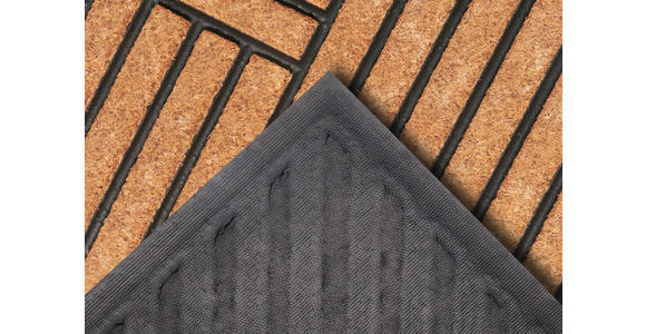 KOKOSMATTE 45/75 cm Mix Mats  - Hellbraun/Schwarz, Basics, Naturmaterialien/Kunststoff (45/75cm) - Esposa