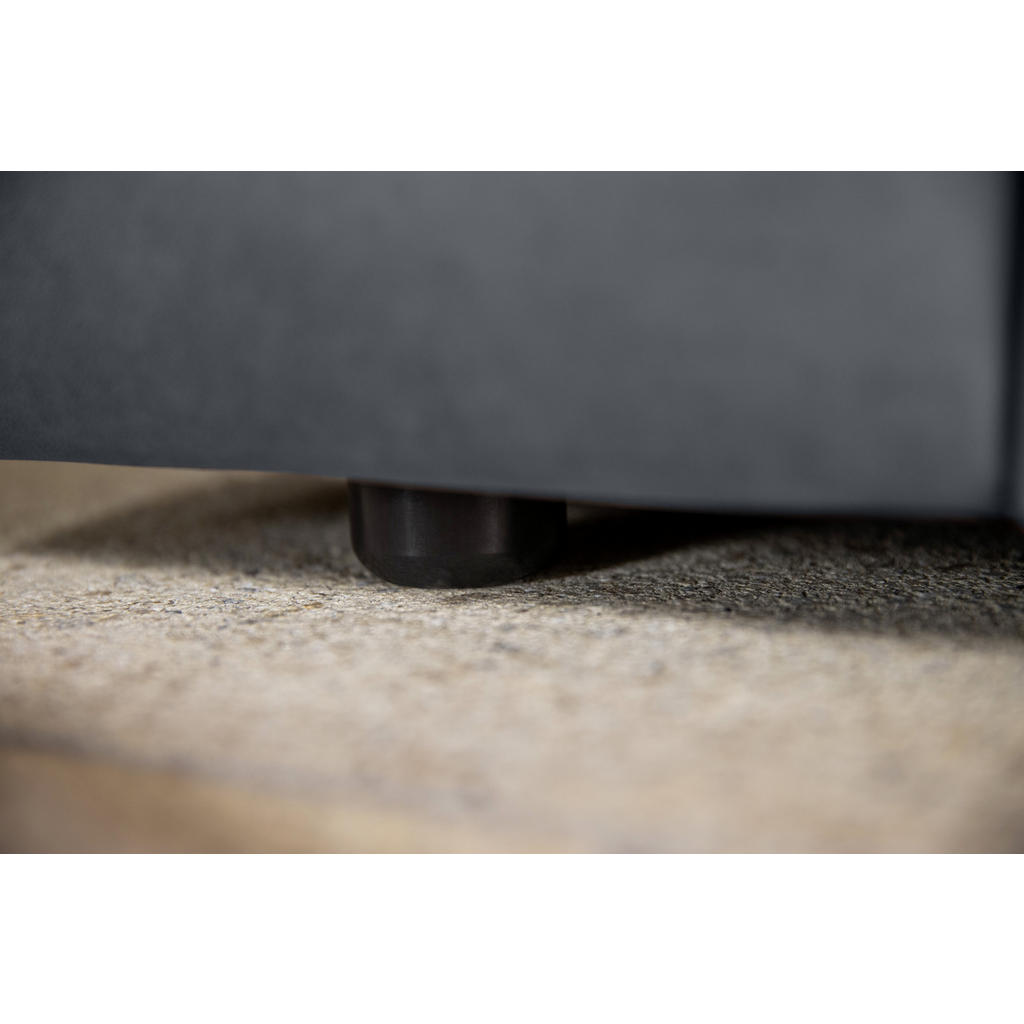 Thumbnail - Chilliano 3-Sitzer-Sofa around the block, Dunkelblau, Leder, Echtleder, Longlife-Leder, Vintage, Füllung: Schaumstoff, P...
