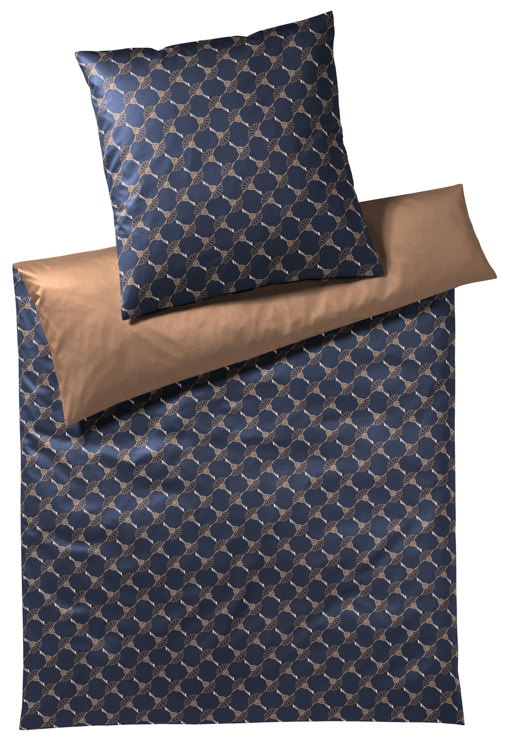 POSTELJINA SA DVA LICA Cornflower Double 140/200 cm makosaten plava  - plava, Konvencionalno, tekstil (140/200cm) - Joop!