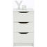 KOMMODE Weiß - Weiß, LIFESTYLE (40/71/40cm) - Carryhome