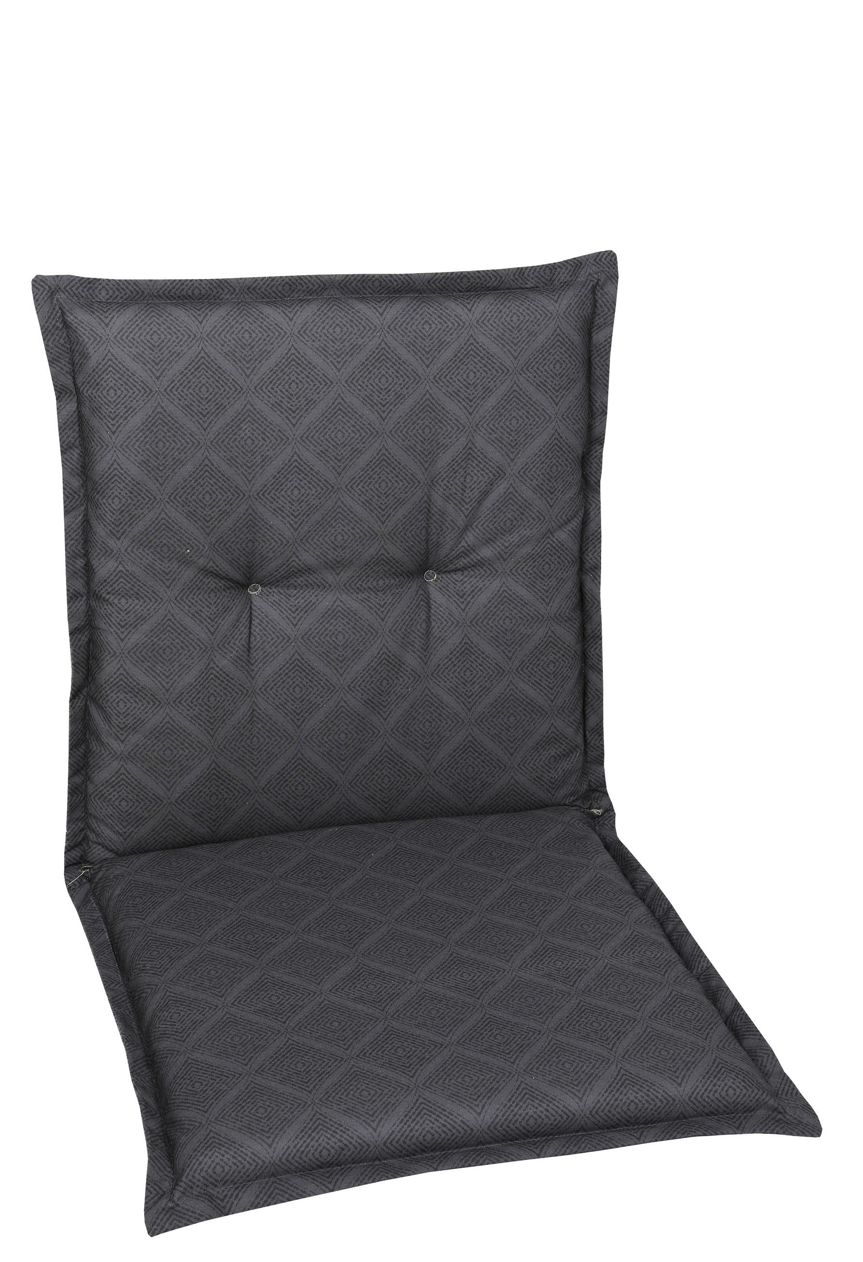 SZÉKPÁRNA antracit geometrikus  - antracit, Konventionell, textil (50/60/100cm)