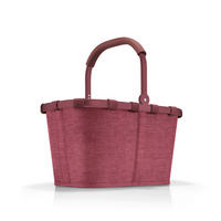 EINKAUFSKORB Carrybag twist maroon 22 L  - Bordeaux, Basics, Textil (48/29/28cm) - Reisenthel