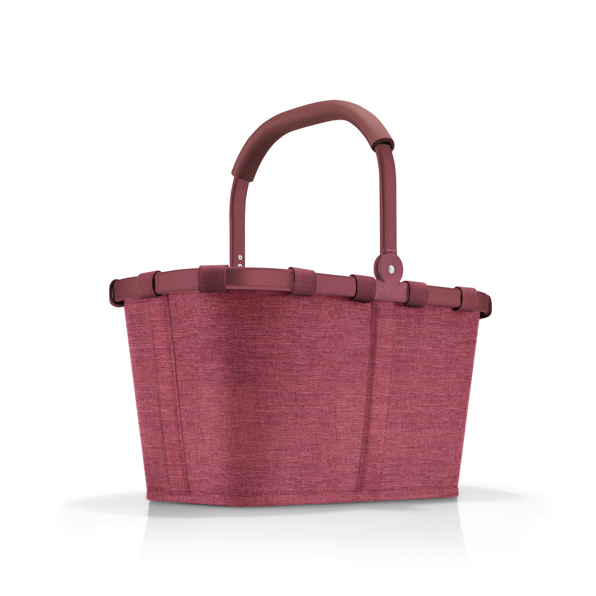 EINKAUFSKORB Carrybag twist maroon 22 L  - Bordeaux, Basics, Textil (48/29/28cm) - Reisenthel