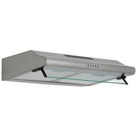 DUNSTABZUGSHAUBE CH1259IXCN  - Edelstahlfarben, Trend, Glas/Metall (60/13/50cm) - Respekta