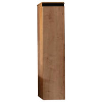 MIDISCHRANK 30,2/133,6/30 cm  - Eichefarben/Schwarz, Basics, Glas/Holzwerkstoff (30,2/133,6/30cm) - Schöner Wohnen