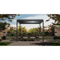 PERGOLA - Anthrazit, Basics, Metall (360/240/300cm) - Gardenson
