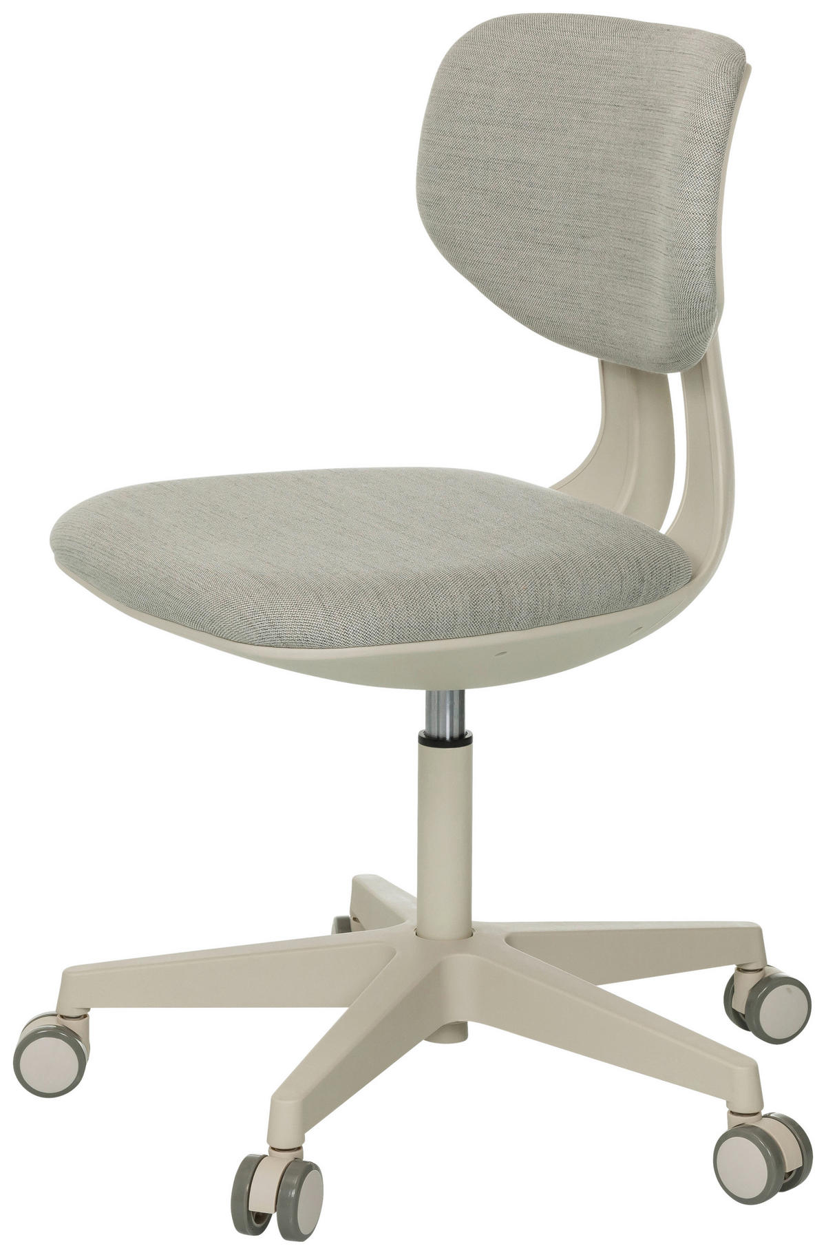 OTOČNÁ ŽIDLE PRO MLÁDEŽ, šedá - šedá/šedobílá, Moderní, textil/plast (51/72 - 87/51cm) - MID.YOU