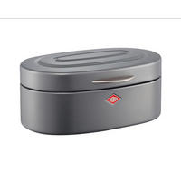 BROTKASTEN - Graphitfarben, KONVENTIONELL, Metall (32/19/14cm) - Wesco