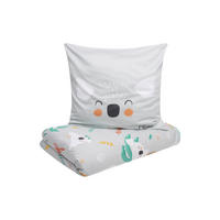 OTROŠKA POSTELJNINA 140/200 cm saten svetlo siva  - svetlo siva, Konvencionalno, tekstil (140/200cm) - S. Oliver