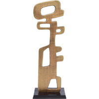 SKULPTUR - Messingfarben, MODERN, Metall (15/25/73cm) - Ambia Home