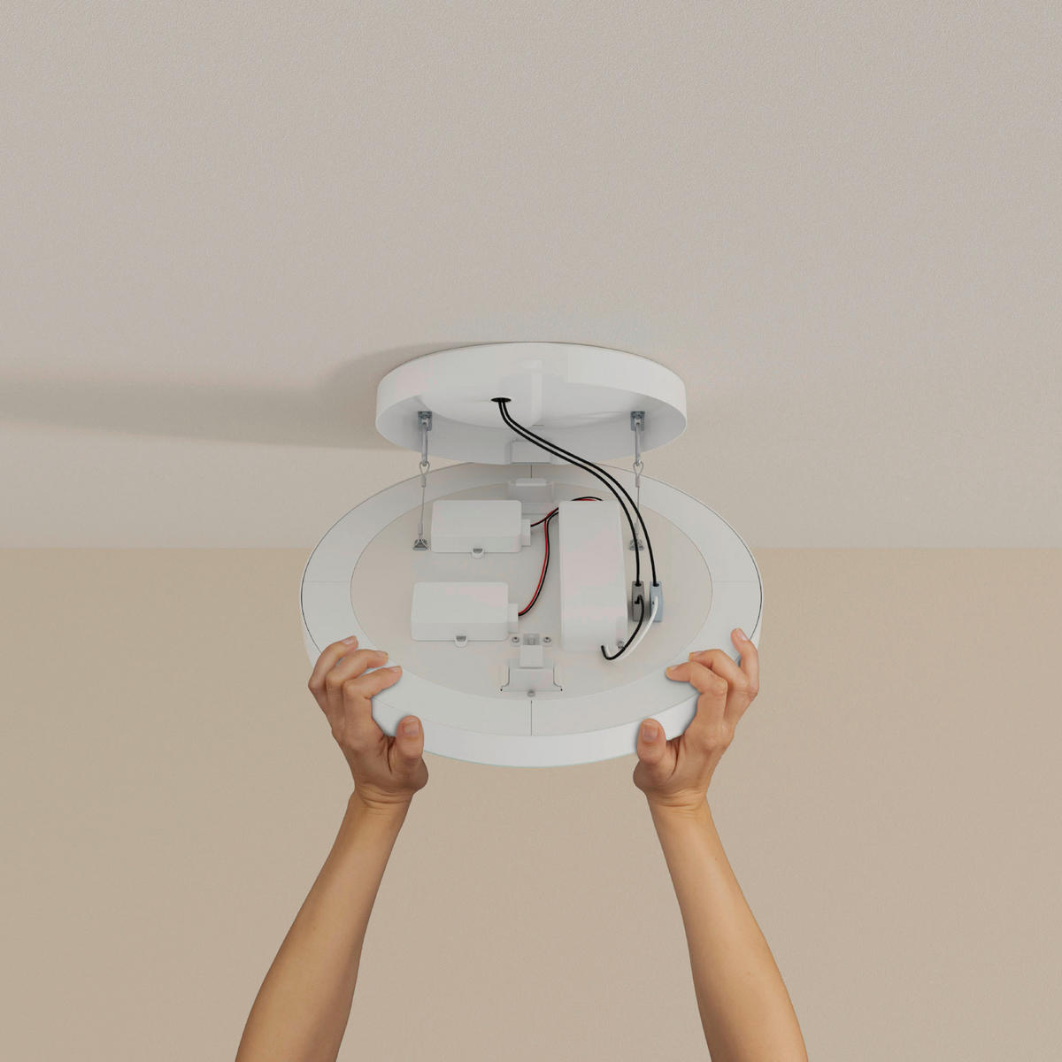 LED-DECKENLEUCHTE     - Weiss, Basics, Metall (60/60/5cm) - Philips HUE