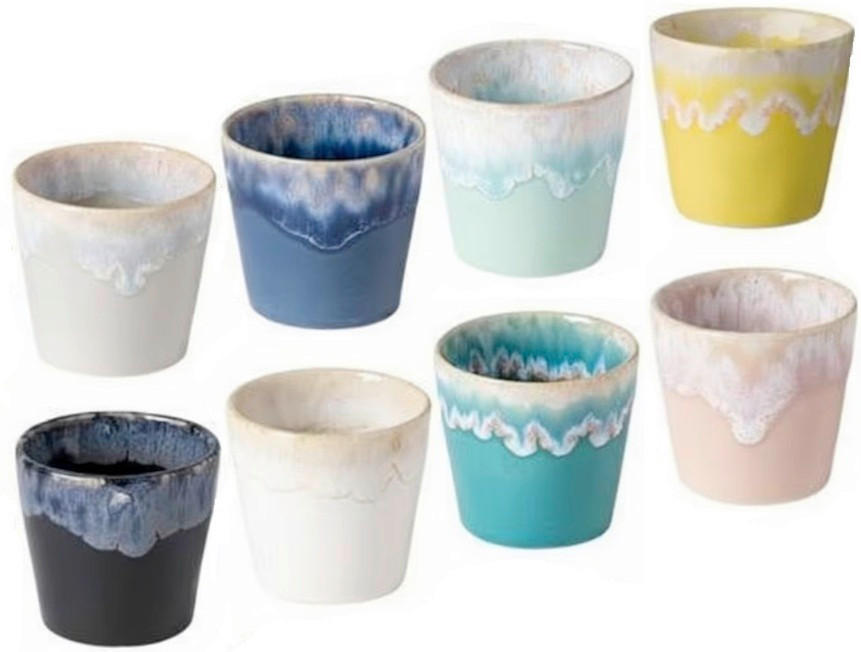 KAFFEEBECHERSET 210ML Grespresso 8-teilig  - Multicolor, Basics, Keramik - Costa Nova