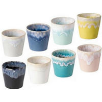 KAFFEEBECHERSET 210ML Grespresso 8-teilig  - Multicolor, Basics, Keramik - Costa Nova