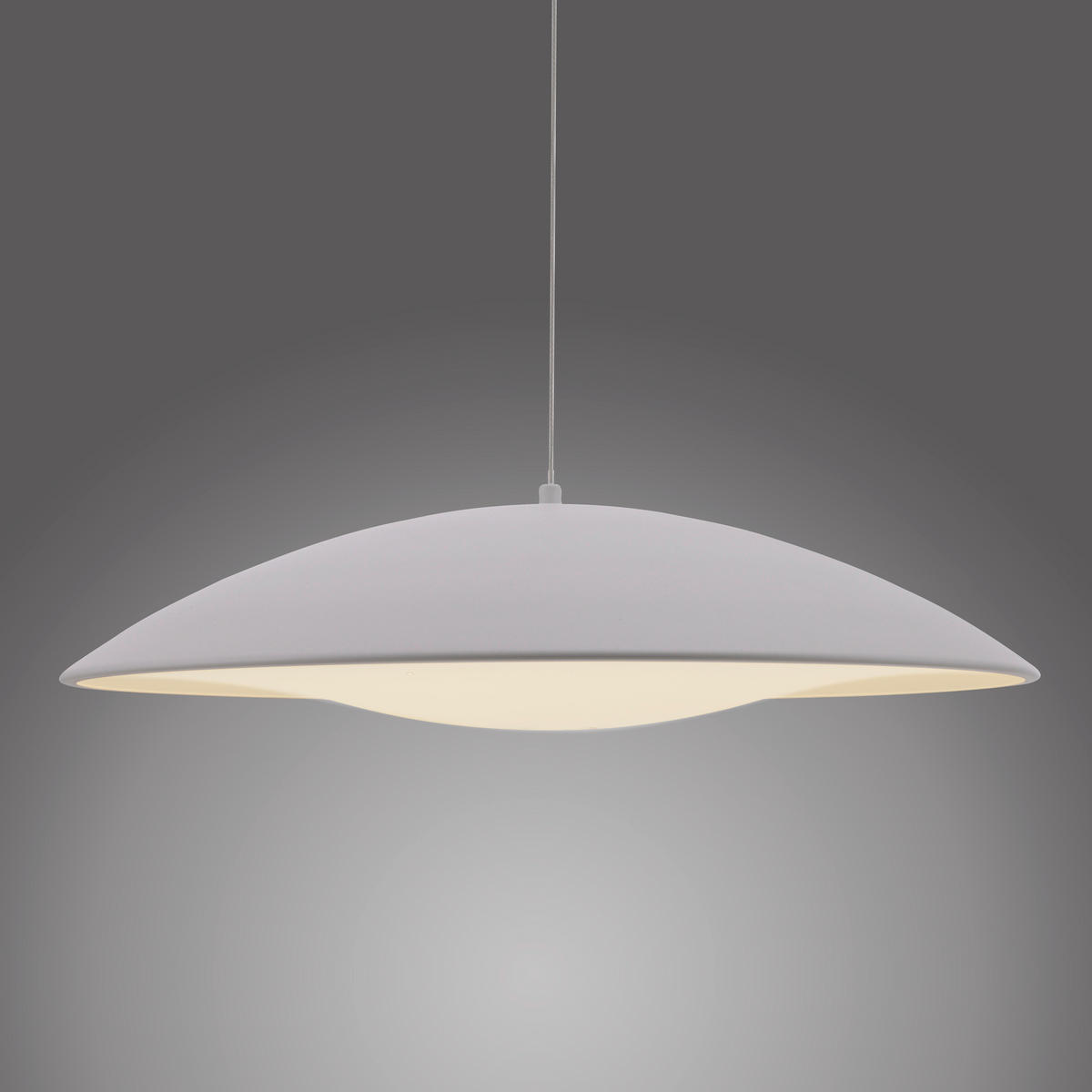 LED-PENDELLEUCHTE SW LENTE 50/50/180 cm   - Weiß, KONVENTIONELL, Kunststoff/Metall (50/50/180cm) - Schöner Wohnen