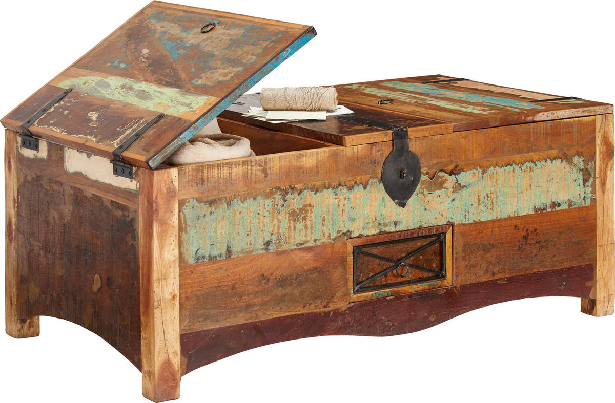 TRUHLICA, 110/45/60 cm - Lifestyle, kov/drevo (110/45/60cm) - Landscape