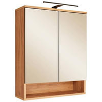 SPIEGELSCHRANK 60/75/22 cm  - Eiche Artisan, Modern, Glas/Holzwerkstoff (60/75/22cm) - MID.YOU