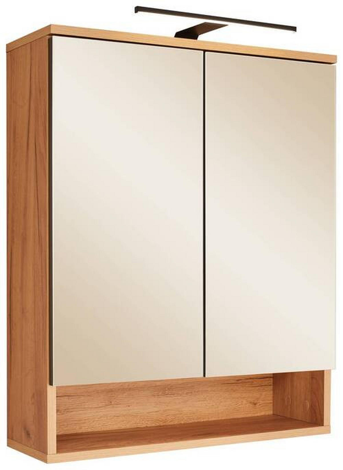 SPIEGELSCHRANK 60/75/22 cm  - Eiche Artisan, Modern, Glas/Holzwerkstoff (60/75/22cm) - MID.YOU
