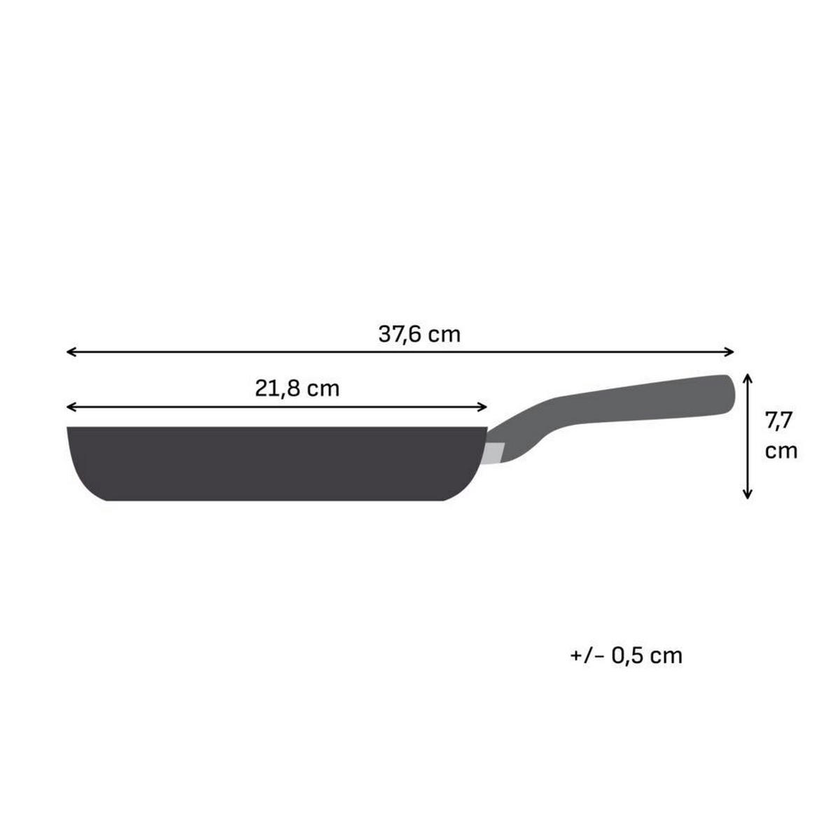 PONEV ZA PEČENJE Expertise 20 cm keramična prevleka  - črna, Basics, kovina (20cm) - Tefal