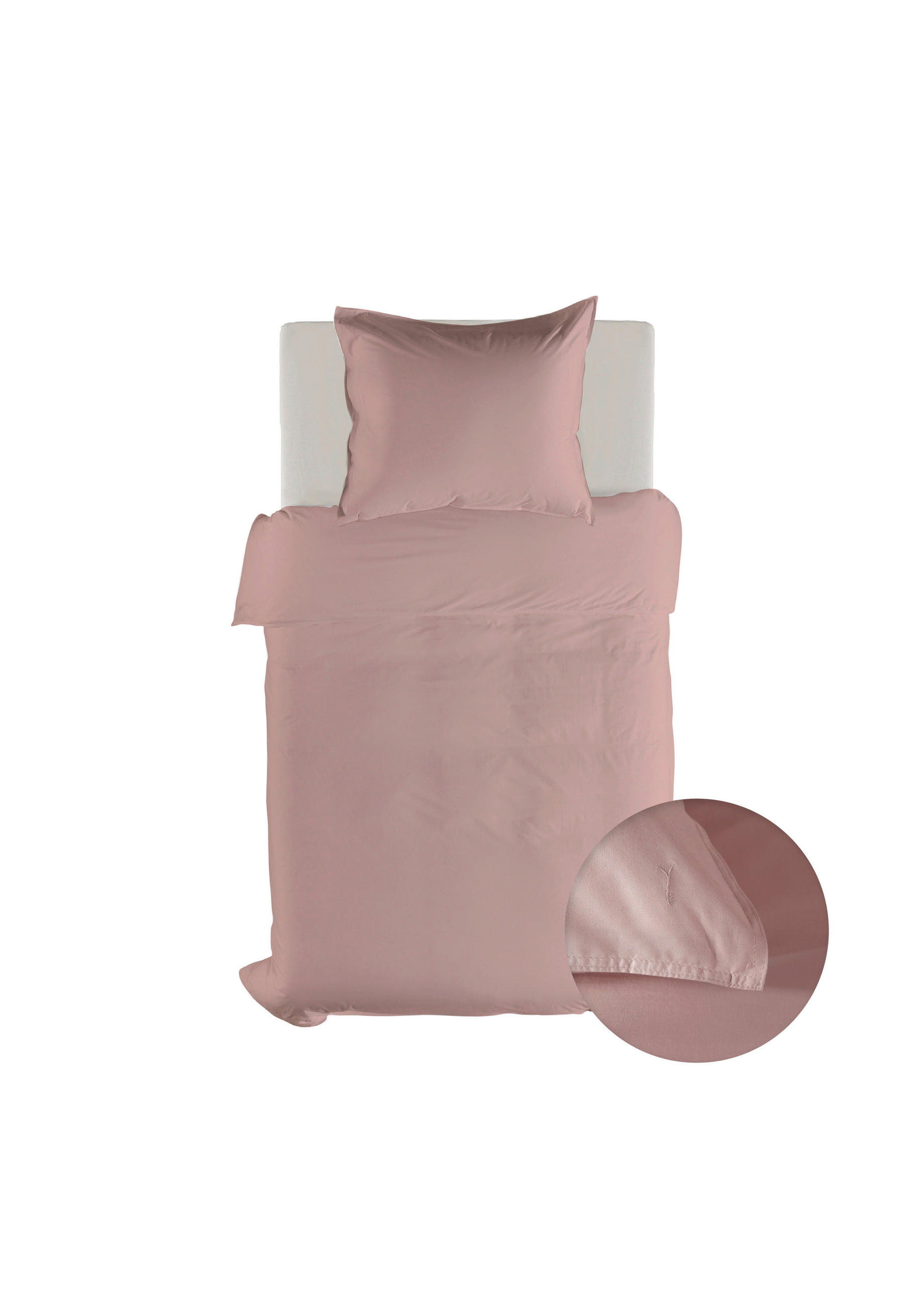 BETTWÄSCHE 2-teilig Suite-Nairobi Renforcé 135/200 cm  - Rosa, Basics, Textil (135/200cm)
