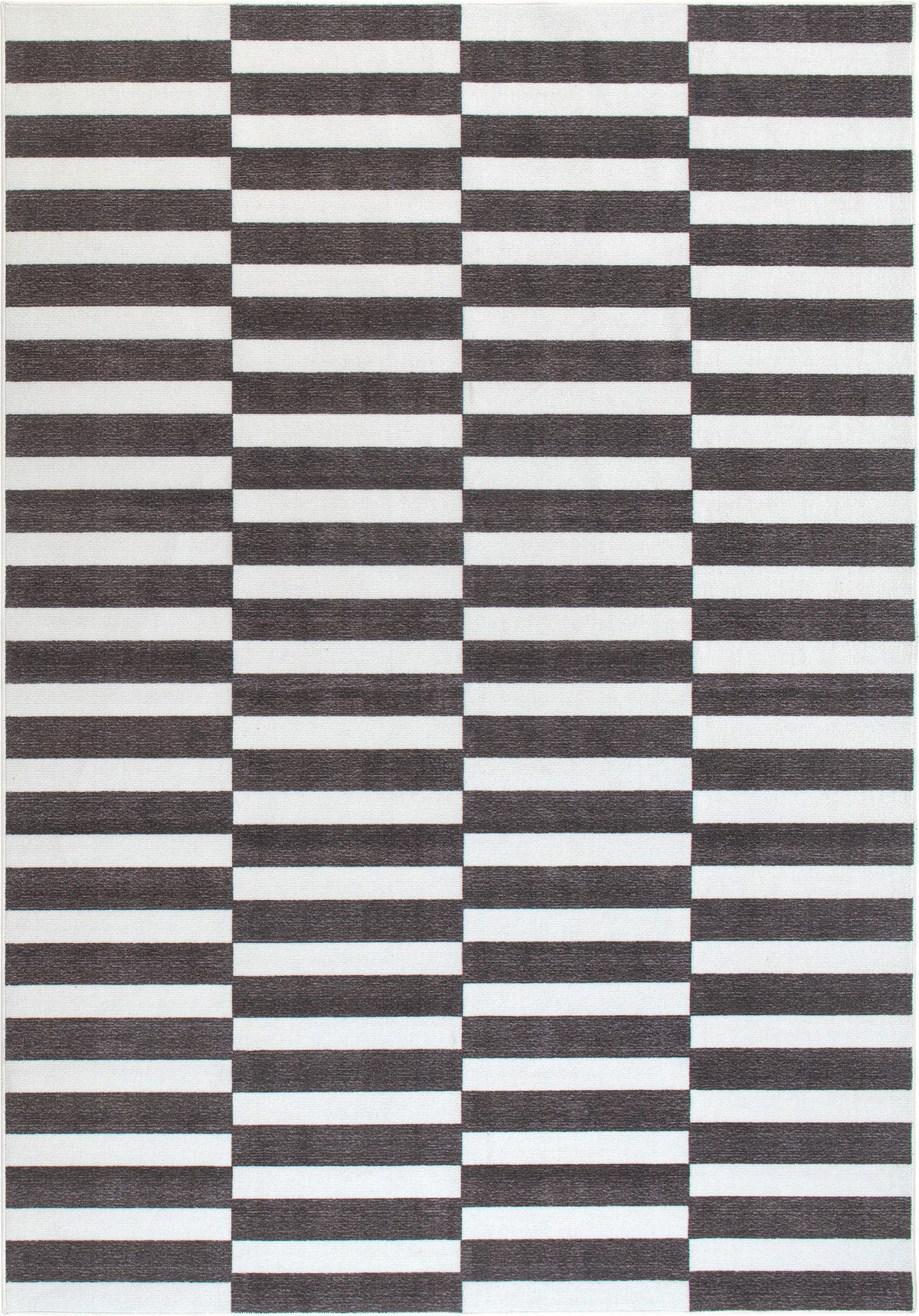 TUFTTEPPICH 200/290 cm MESIO STRIDER Schwarz, Grauweiß  - Grauweiß/Schwarz, Design, Kunststoff/Textil (200/290cm) - Lindorug