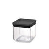 DÓZA NA POTRAVINY - průhledné/tmavě šedá, Design, plast (11/10.5/11cm) - Brabantia