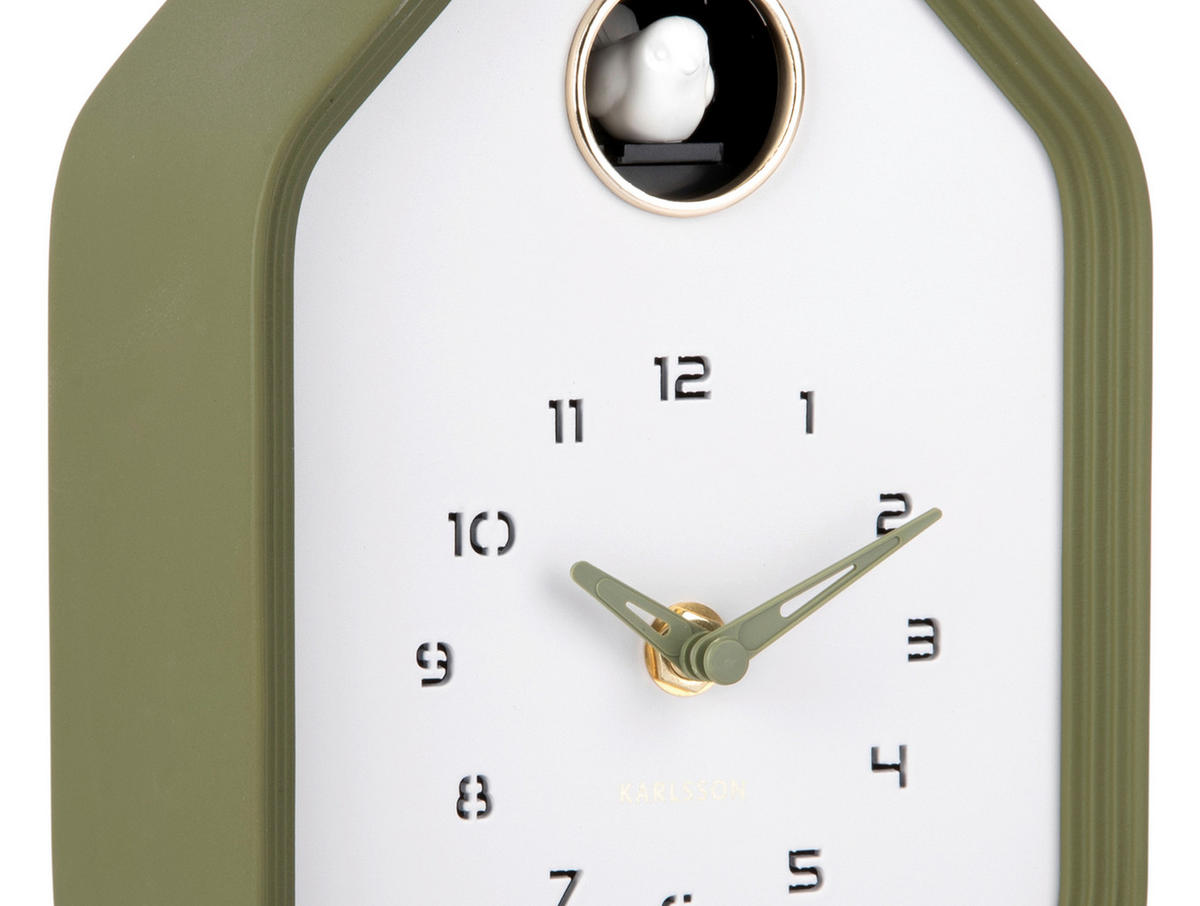 WANDUHR Reina Grün 14/20/7 cm  - Grün, Basics, Kunststoff (14/20/7cm) - Karlsson