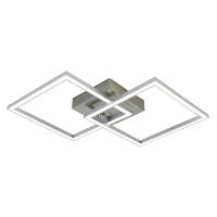 LED PLAFONJERA  - boja nikla/srebrna, Trendi, metal/plastika (57/35/6,5cm) - Boxxx