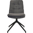 STUHL - Anthrazit/Schwarz, Design, Textil/Metall (49/90/68cm) - Johann Jakob