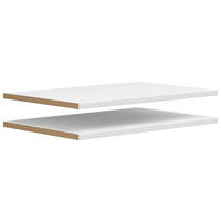 EINLEGEBODENSET 76,9/2,2/48 cm   - Weiss, Modern, Holzwerkstoff (76,9/2,2/48cm) - Carryhome