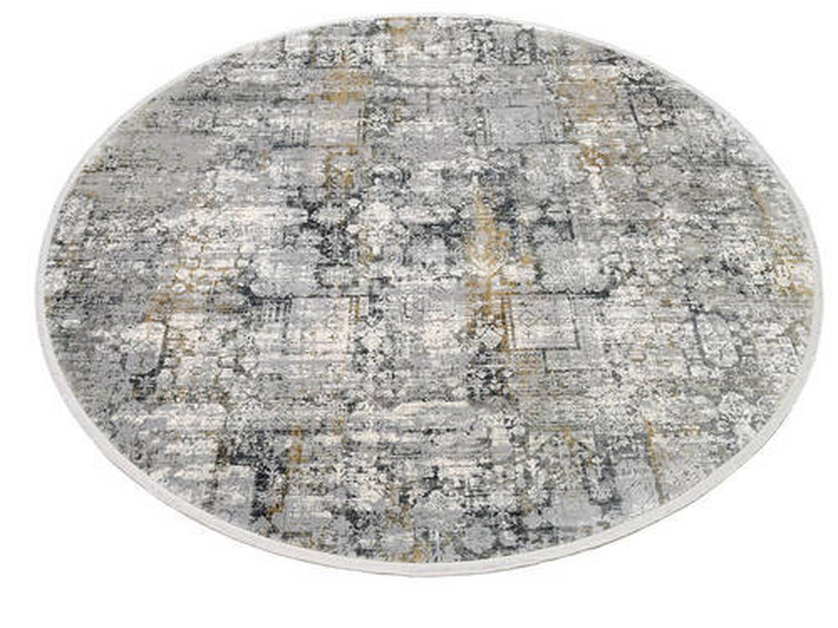WEBTEPPICH 240 cm Sinfonia Grau, Goldfarben  - Goldfarben/Grau, Design, Textil (240cm) - Musterring