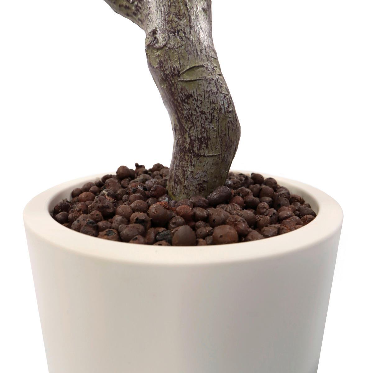 KUNSTPFLANZE  - Creme/Grün, MODERN, Kunststoff (50/120/50cm) - MID.YOU