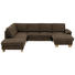 WOHNLANDSCHAFT in Textil Grau - Eichefarben/Beige, KONVENTIONELL, Holz/Textil (235/316/167cm) - Beldomo System WOHNLANDSCHAFT in Textil Grau - Eichefarben/Beige, KONVENTIONELL, Holz/Textil (235/316/167cm) - Beldomo System