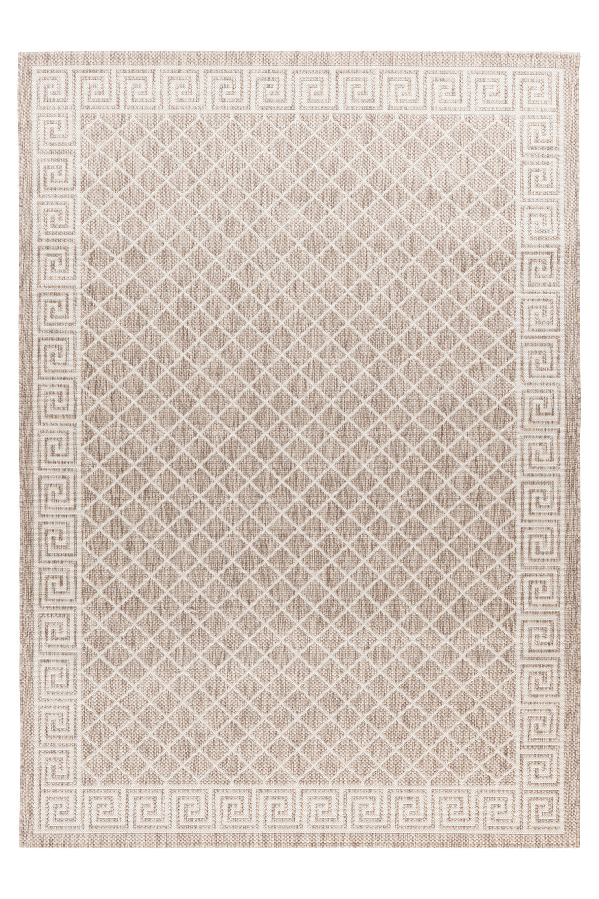 FLACHWEBETEPPICH 80/150 cm My Tallinn Taupe  - Taupe, Design, Textil (80/150cm) - Obsession