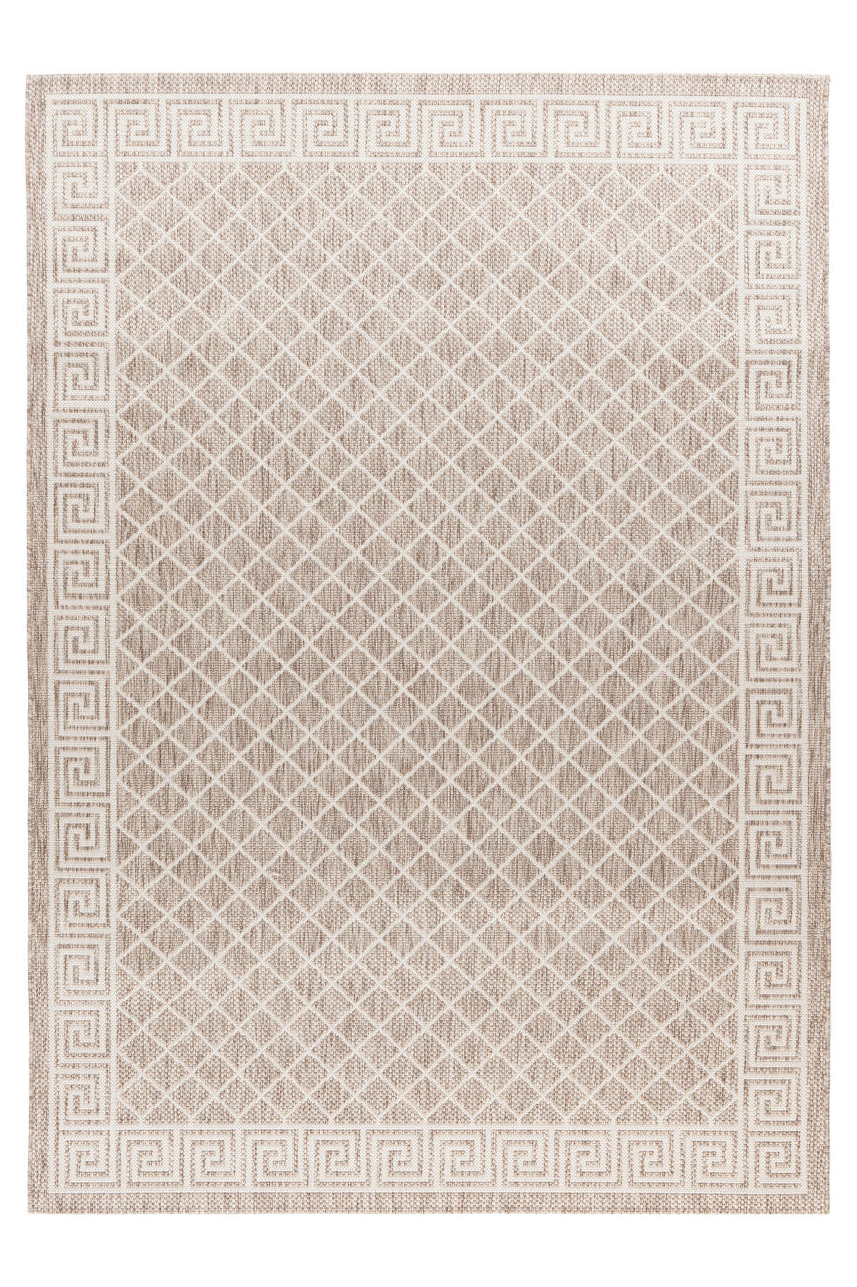 FLACHWEBETEPPICH 80/150 cm My Tallinn  - Taupe, Design, Textil (80/150cm)