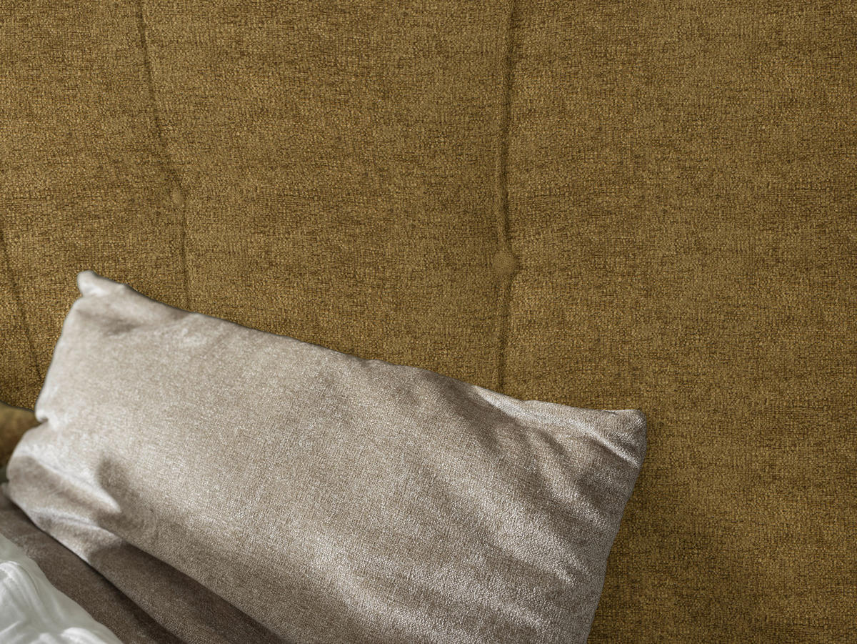 BOXSPRINGBETT 200/200 cm  in Goldfarben, Wildeiche  - Wildeiche/Goldfarben, Natur, Holz/Textil (200/200cm) - Valnatura