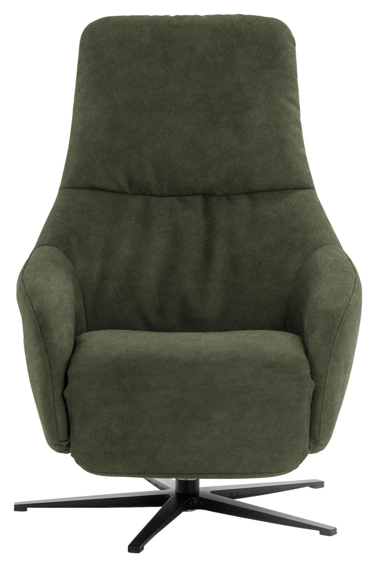 RELAXSESSEL in Textil Grün  - Schwarz/Grün, Design, Textil/Metall (77/108/95cm) - Chilliano