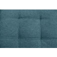 ECKSOFA Blau Chenille  - Chromfarben/Blau, KONVENTIONELL, Kunststoff/Textil (260/205cm) - Carryhome