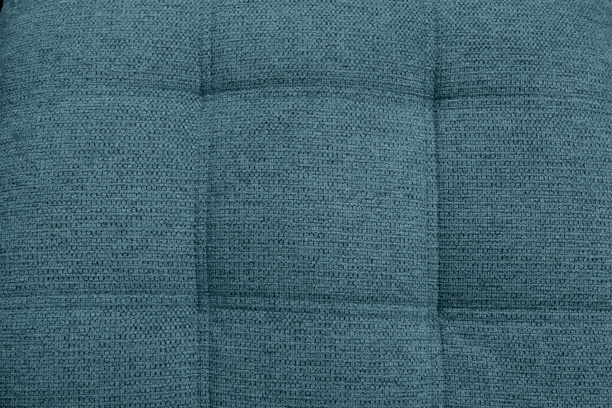 ECKSOFA Blau Chenille  - Chromfarben/Blau, KONVENTIONELL, Kunststoff/Textil (260/205cm) - Carryhome