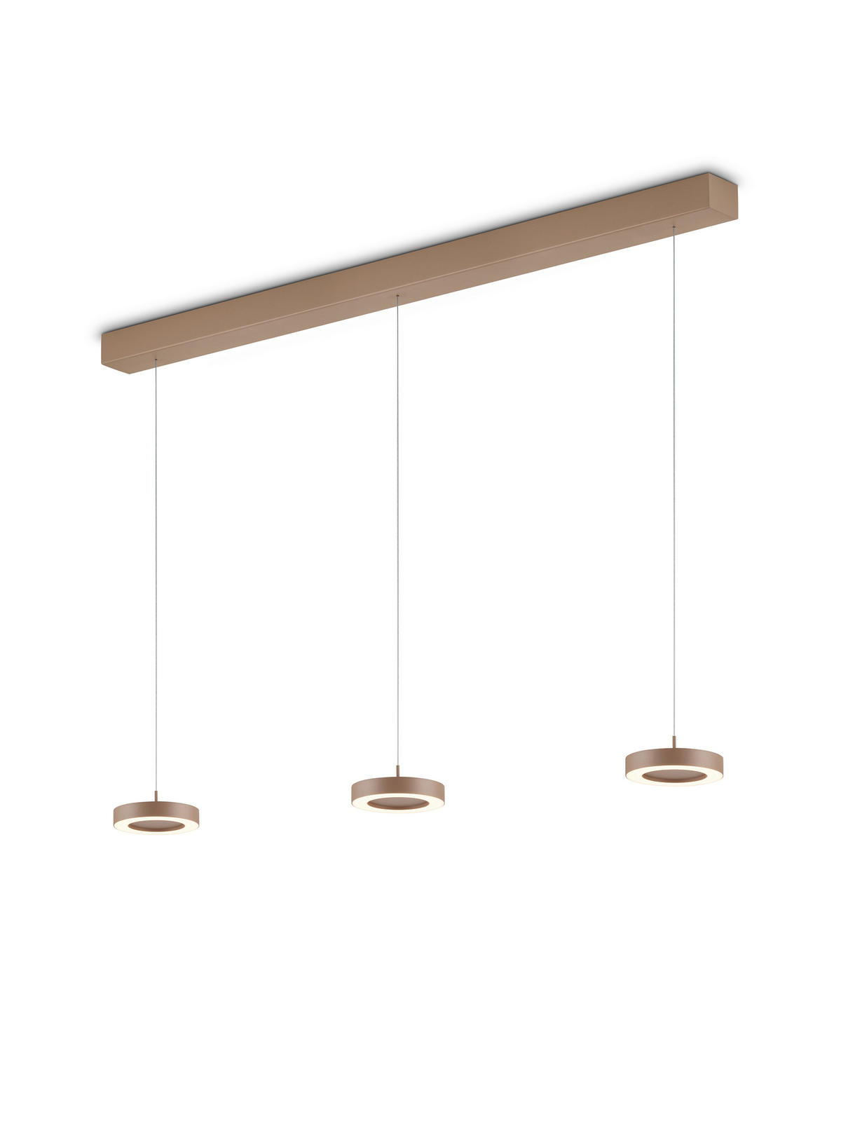 LED-PENDELLEUCHTE   170 cm  - Sandfarben, Basics, Metall (170cm)