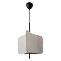 PENDELLEUCHTE Tinto 50/50/68 cm  - Schwarz, Design, Textil (50/50/68cm) - Nordlux