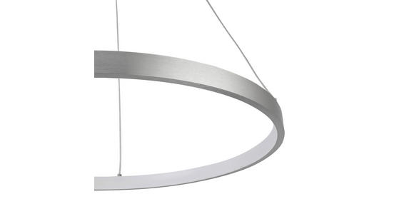 LED-HÄNGELEUCHTE 60/120 cm  - Alufarben, Design, Kunststoff/Metall (60/120cm) - Novel