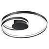 LED MENNYEZETI LÁMPA - fekete/fehér, Lifestyle, műanyag/fém (72/12cm) - Cinque
