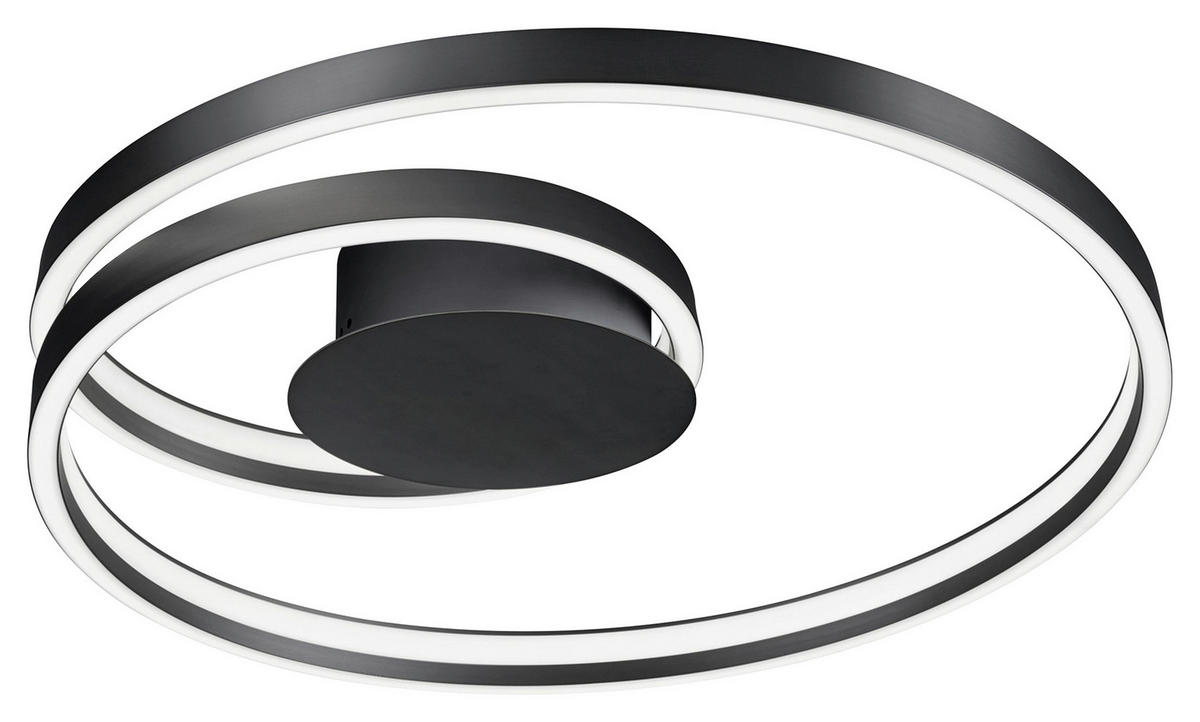 LED SVJETILJKA STROPNA CINQUE  - bijela/crna, Lifestyle, metal/plastika (72/12cm) - Cinque
