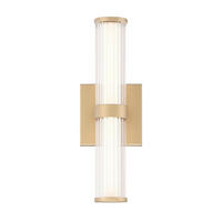 LED-WANDLEUCHTE Eurofase 35,5/9/10,1 cm  - Goldfarben, KONVENTIONELL, Glas/Metall (35,5/9/10,1cm) - Elstead Lighting