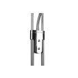 LED-DECKENFLUTER 32,5/180 cm    - Alabasterfarben/Nickelfarben, Basics, Glas/Metall (32,5/180cm) - Novel