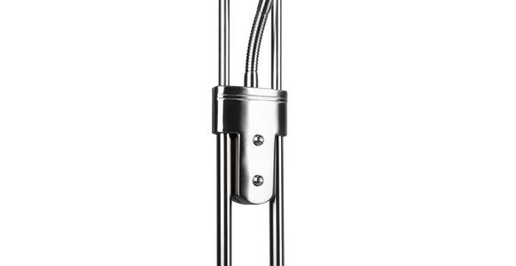 LED-DECKENFLUTER 32,5/180 cm - Alabasterfarben/Nickelfarben, Basics, Glas/Metall (32,5/180cm) - Novel