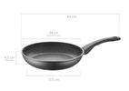 BRATPFANNE ILAG®-Antihaftbeschichtung  - Schwarz, Basics, Metall (24/24/4,3cm) - Mäser