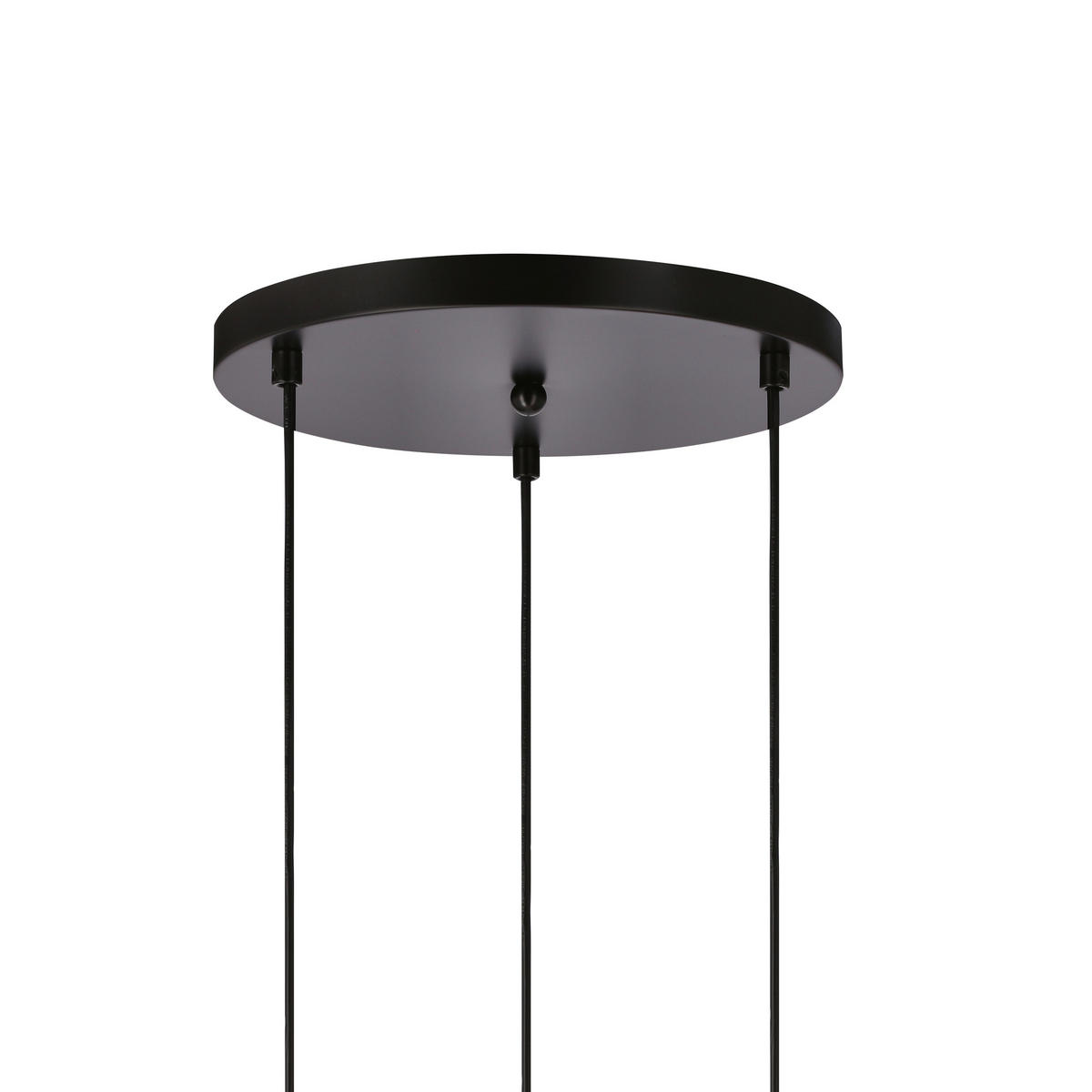 PENDELLEUCHTE 35/35/114 cm  - Eichefarben/Schwarz, KONVENTIONELL, Glas/Metall (35/35/114cm)