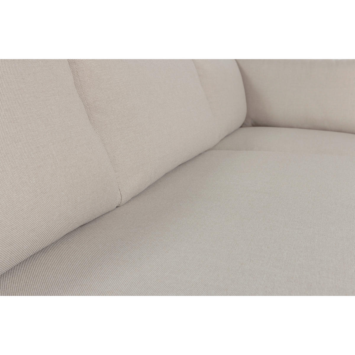 LOUNGEGARNITUR 227/227 cm Akazie vollmassiv  - Naturfarben, MODERN, Holz/Textil (227/227cm) - Livetastic